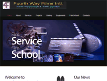 Tablet Screenshot of 4thwayfilms.com